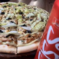 پیتزا چیکن آلفردو ایتالیایی