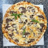 پیتزا سیر و استیک ایتالیایی