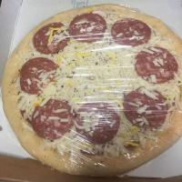 پیتزا پپرونی (نیمه آماده)