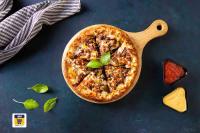 پیتزا سیر و استیک آمریکایی