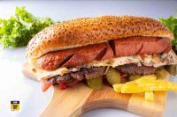 ساندویچ مخصوص هات (نان باگت)