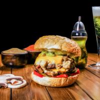 چیکن برگر کمبو