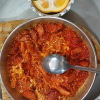 سوسیس تخم مرغ (یک نفره)