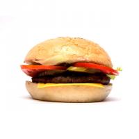 ساندویچ چیز برگر (نان باگت)