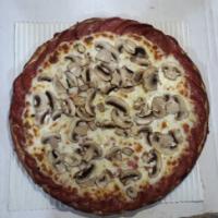 پیتزا اسموکی پپرونی ماشروم (ایتالیایی)(1 نفره)