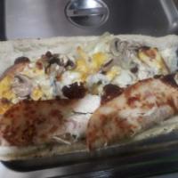 یونانی مرغ (نان باگت)