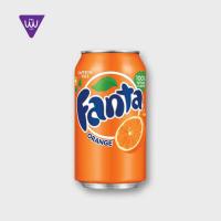 نوشابه قوطی فانتا پرتقالی