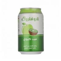 آبمیوه گازدار قوطی هوفنبرگ سیب کیوی