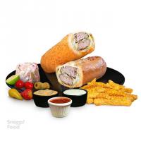 برگر تنوری دوبل مرغ پلاس