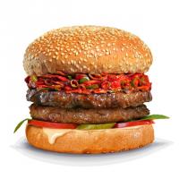 چیلی برگر دوبل