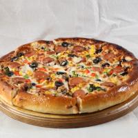 پیتزا چیکن آلفردو آمریکایی