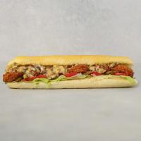 ساندویچ فلافل با قارج و پنیر