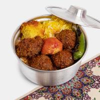 چلو کباب تابه ای