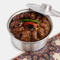 چلو کباب لقمه