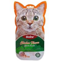 بستنی کتنیپ دار گربه بایولاین طعم مرغ