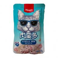 پوچ گربه ونپی مدل کینگ ویتامین طعم مرغ و میگو