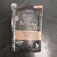 پوچ گربه دکتر کلادرز مدل سلکشن طعم سالمون و مرغ و کینوا 85 گرم