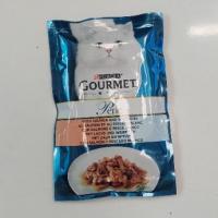 پوچ گربه سالمون و ماهی سفید گورمت 85 گرم