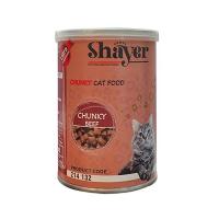 کنسرو گربه چانک شایر گوشت گاو