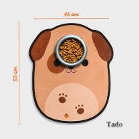 مت ظرف غذای طرح سگ ۴۵*۵۵ تادو