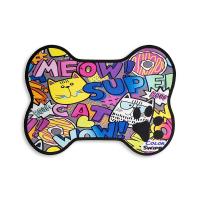 مت ظرف غذای طرح گربه ۴۵*۵۵ تادو