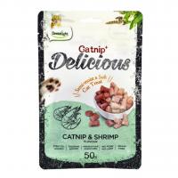 تشویقی نرم گربه کت نیپ و میگو 50 گرم