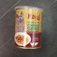 کنسرو چانک گربه رویال کوکو مرغ و جگر در سس ۳۸۰ گرم