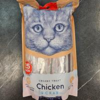 بستنی گربه ونپی بسته ۲۵ عددی طعم مرغ و خرچنگ