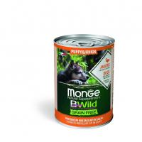 کنسرو توله سگ مونژه طعم اردک، کدو حلوایی و کدو سبز وزن ۴۰۰ گرم