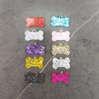 آویز قلاده رزین طرح استخوان