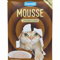 پوچ گربه فنبی مدل موس مرغ ۸۵ گرم