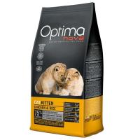 غذای ارگانیک بچه گربه اپتیمانوا طعم مرغ و برنج
