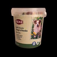 تشویقی سطلی سگ تریکسی طعم مرغ 500 گرم