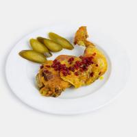 خوراک مرغ سرخ شده