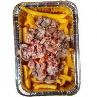 سیب زمینی سرخ کرده با سس آلفردو (پرسی)