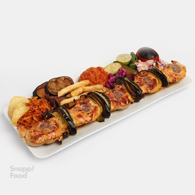خوراک جوجه کباب نگینی