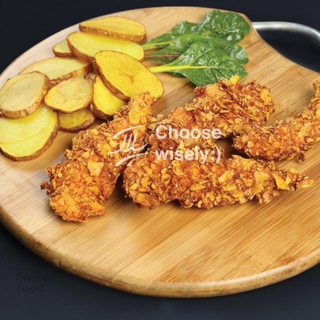 استریپس تنوری ۴ تکه (کم روغن)
