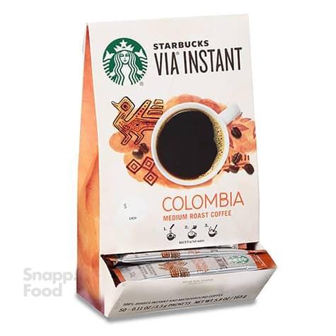 قهوه فوری مدل کلمبیا استارباکس ویا