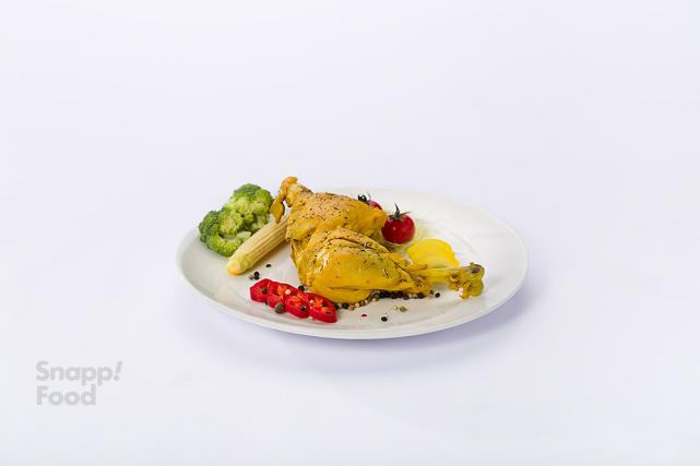 خوراک مرغ رژیمی (ران)