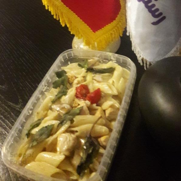 پاستا آلفردو گوشت