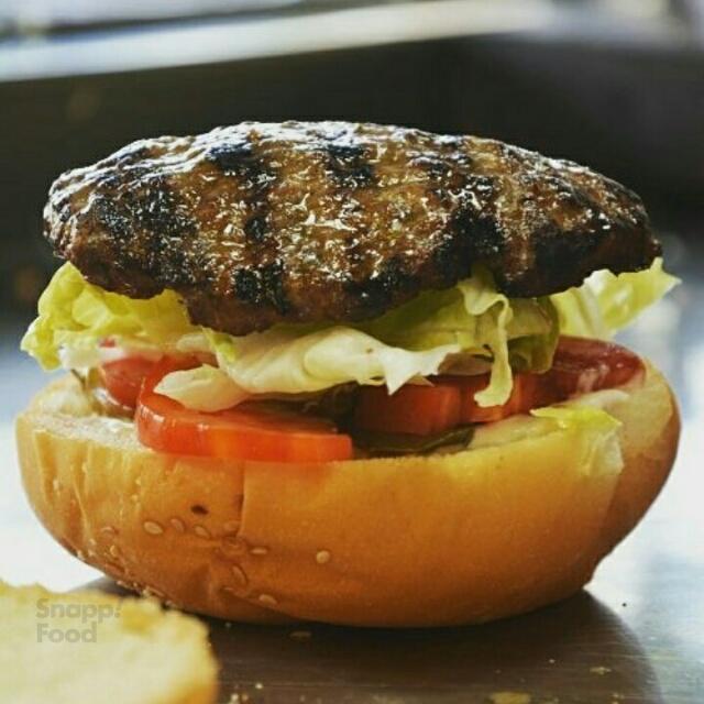برگر ذغالی