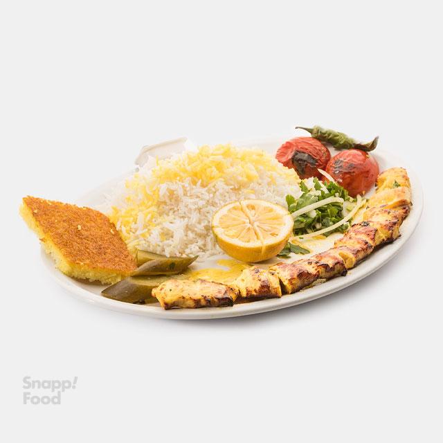 چلو جوجه مخصوص زعفرانی