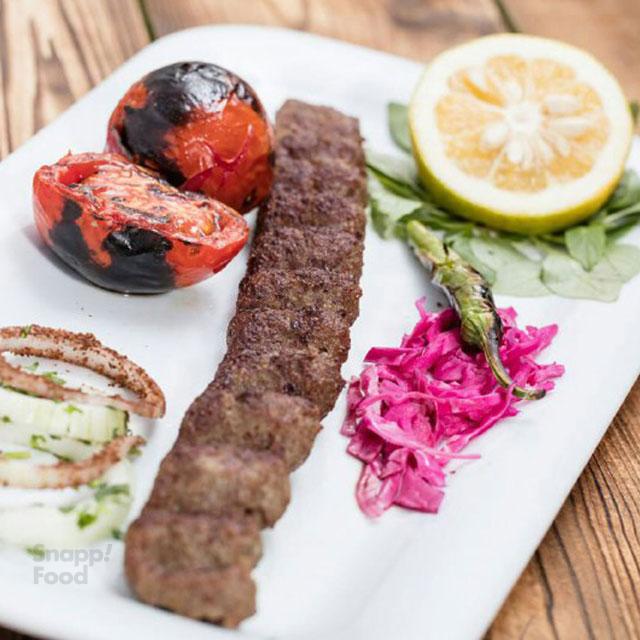 کباب کوبیده زعفرانی