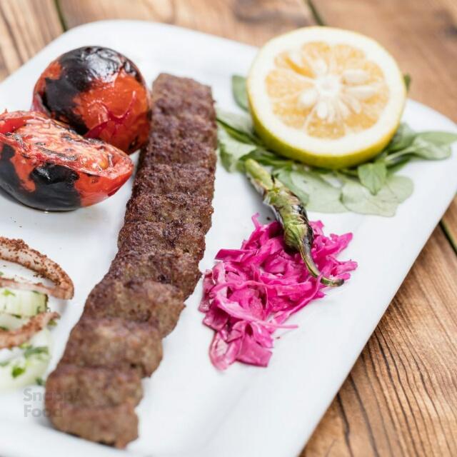 خوراک کباب کوبیده گلپایگانی
