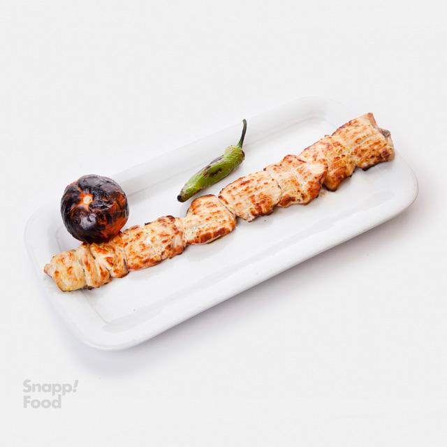 خوراک جوجه کباب (یک سیخ)