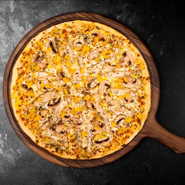 پیتزا چیکن گریل (۳۲ سانتیمتری)