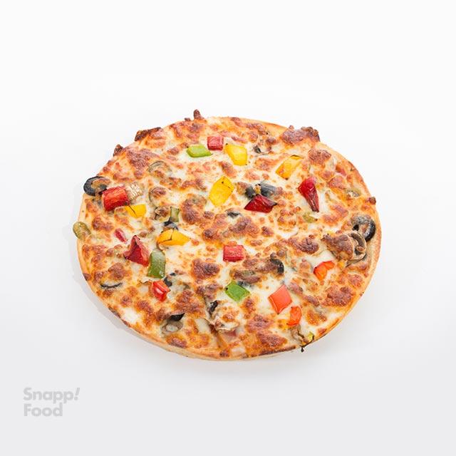 پیتزا قارچ و گوشت کوچک
