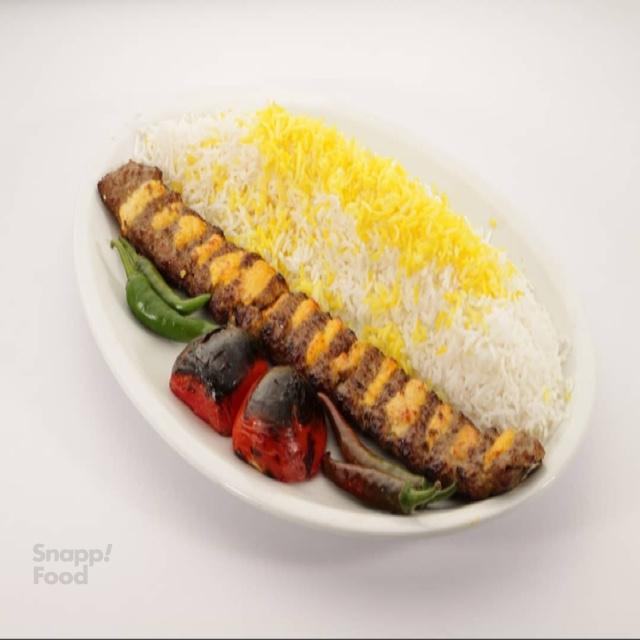 چلو کباب لقمه نگین دار