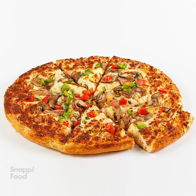 پیتزا ویکتوریا (قارچ و مرغ) آمریکایی