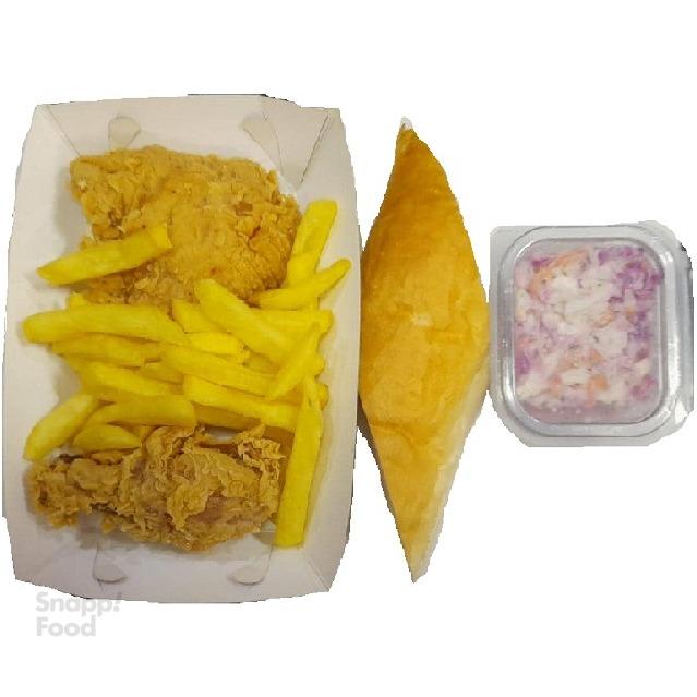 مرغ سوخاری دو تکه